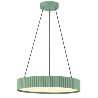 Wry Lighting Sashay Integrated LED 20'' Pendant in Pistachio (36|1146-20 PI)