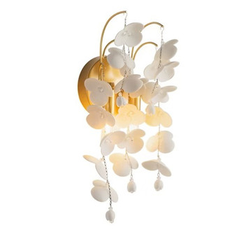 Lunaria Sconce - (10''W x 7''D x 17''H) - Siena Gold -120V - 2LT - E12 - Candelabra - UL (5578|W26120-2)