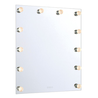 Yep by Golden Lighting Starlight Integrated LED 30in Mirror with Globe Diffusers (36|8195-30M WHT-A)