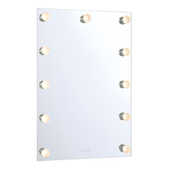 Yep by Golden Lighting Starlight Integrated LED 24in Mirror with Globe Diffusers (36|8195-24M WHT-A)