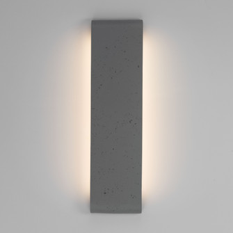Golden Lighting Stela Integrated LED 24in Outdoor Wall in Gray Travertine (36|7280-OWL24 GT)