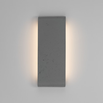 Golden Lighting Stela Integrated LED 16in Outdoor Wall in Gray Travertine (36|7280-OWL16 GT)