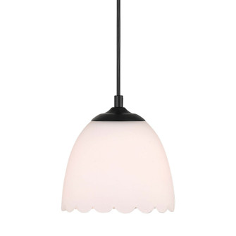 Golden Lighting Dorinda 1-light Pendant in Matte Black (36|6954-M1L BLK-OP)