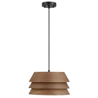 Golden Lighting Aalto 1-light 6'' Pendant in Dark Walnut (36|3990-13 DWA)