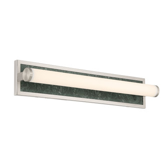 Yep by Golden Lighting Stratum Integrated LED 24in Vanity in Brushed Nickel with Persian GreeN (36|1672-BA24 BN-PRG)