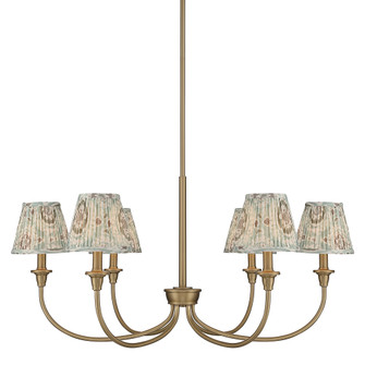 Yep by Golden Lighting Cambira 6 LT Chandelier in Brushed Champagne Brass (36|1622-6 BCB-HGA)