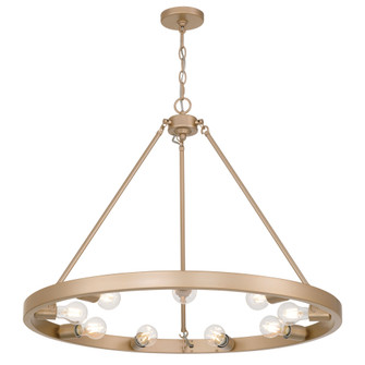 Golden Lighting Castile 9-light Chandelier in Matte French Gold (36|1019-9 FRG)