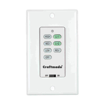Fan and Light Control, 1.5 Amp, Black Wall Control (20|ICS-WALL)