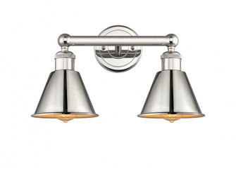 Smithfield - 2 Light - 16 inch - Polished Nickel - Bath Vanity Light (3442|616-2W-PN-M8-PN)
