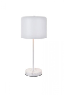 Exemplar 1 light white Table lamp (758|LD4075T10WH)