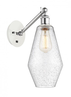 Cindyrella - 1 Light - 7 inch - White Polished Chrome - Adjustable Sconce (3442|317-1W-WPC-G654-7)