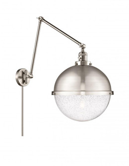 Hampden - 1 Light - 13 inch - Brushed Satin Nickel -Adjustable Swing Arm (3442|238-SN-HFS-124-SN)