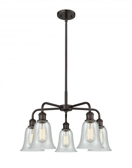 Hanover - 5 Light - 24 inch - Oil Rubbed Bronze - Chandelier (3442|516-5CR-OB-G2812)