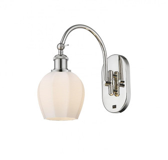Norfolk - 1 Light - 6 inch - Polished Nickel - Adjustable Swing Arm (3442|518-1W-PN-G461-6-LED)