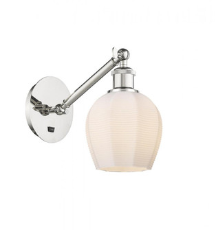 Norfolk - 1 Light - 6 inch - Polished Nickel - Adjustable Sconce (3442|317-1W-PN-G461-6)