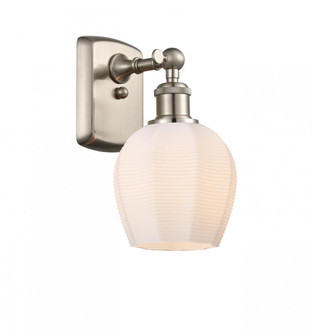 Norfolk - 1 Light - 6 inch - Brushed Satin Nickel - Sconce (3442|516-1W-SN-G461-6-LED)