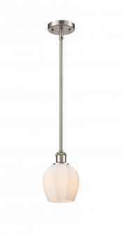 Norfolk - 1 Light - 6 inch - Brushed Satin Nickel - Mini Pendant (3442|516-1S-SN-G461-6-LED)
