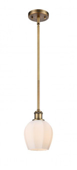 Norfolk - 1 Light - 6 inch - Brushed Brass - Mini Pendant (3442|516-1S-BB-G461-6-LED)
