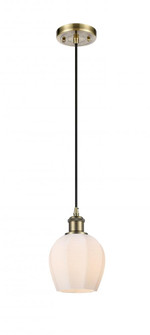 Norfolk - 1 Light - 6 inch - Antique Brass - Cord hung - Mini Pendant (3442|516-1P-AB-G461-6-LED)
