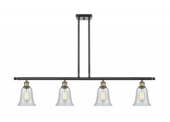 Hanover - 4 Light - 48 inch - Black Antique Brass - Stem hung - Island Light (3442|516-4I-BAB-G2812)