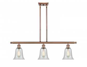 Hanover - 3 Light - 36 inch - Antique Copper - Stem hung - Island Light (3442|516-3I-AC-G2812-LED)