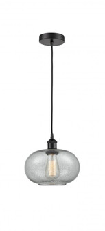 Gorham - 1 Light - 10 inch - Matte Black - Cord hung - Mini Pendant (3442|616-1P-BK-G247)