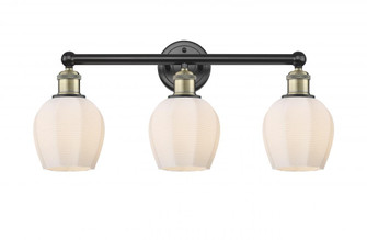 Norfolk - 3 Light - 24 inch - Black Antique Brass - Bath Vanity Light (3442|616-3W-BAB-G461-6)