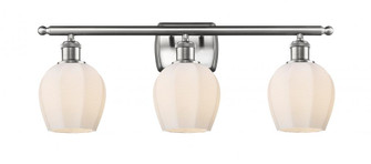 Norfolk - 3 Light - 26 inch - Brushed Satin Nickel - Bath Vanity Light (3442|516-3W-SN-G461-6-LED)