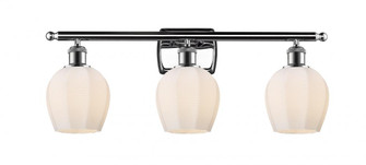 Norfolk - 3 Light - 26 inch - Polished Chrome - Bath Vanity Light (3442|516-3W-PC-G461-6)