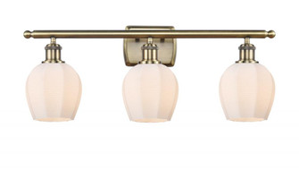 Norfolk - 3 Light - 26 inch - Antique Brass - Bath Vanity Light (3442|516-3W-AB-G461-6-LED)