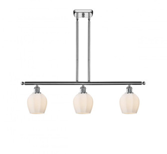 Norfolk - 3 Light - 36 inch - Polished Chrome - Stem hung - Island Light (3442|516-3I-PC-G461-6-LED)