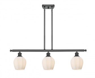 Norfolk - 3 Light - 36 inch - Matte Black - Stem hung - Island Light (3442|516-3I-BK-G461-6)