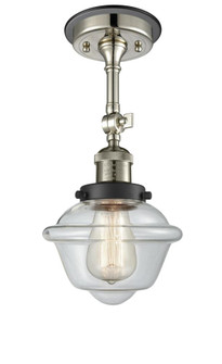 Oxford - 1 Light - 7 inch - Polished Nickel - Semi-Flush Mount (3442|201FBP-PNBK-G532)