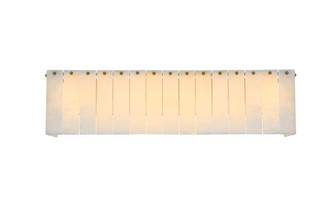 Georgina 30 inch Alabaster Wall Sconce in Satin Gold (758|1015W30SG-33ST)