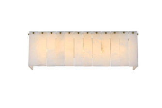 Georgina 24.5 inch Alabaster Wall Sconce in Satin Gold (758|1015W24SG-33ST)