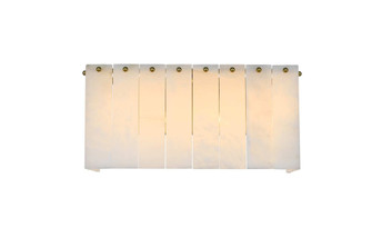 Georgina 16.5 inch Alabaster Wall Sconce in Satin Gold (758|1015W16SG-33ST)