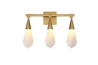 Amora 19.5 inch Alabaster Wall Sconce in Satin Gold (758|1013W20SG-22ST)