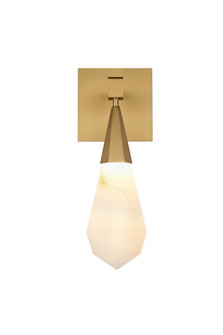 Amora 5 inch Alabaster Wall Sconce in Satin Gold (758|1013W5SG-22ST)