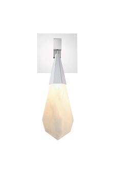 Amora 5 inch Alabaster Wall Sconce in Chrome (758|1013W5C-22ST)