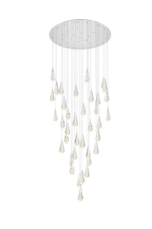 Amora 48 inch Round Crystal Chandelier in Chrome (758|1013G48C-02CR)