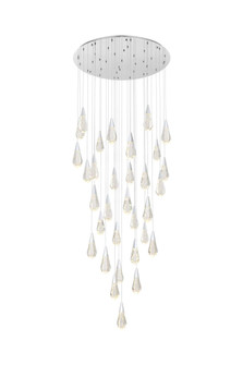 Amora 42 inch Round Crystal Chandelier in Chrome (758|1013G42C-02CR)