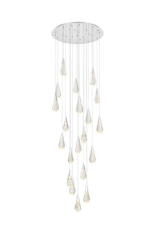 Amora 32 inch Round Crystal Chandelier in Chrome (758|1013G32C-02CR)