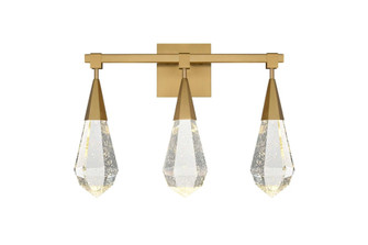 Amora 19.5 inch Crystal Wall Sconce in Satin Gold (758|1013W20SG-02CR)