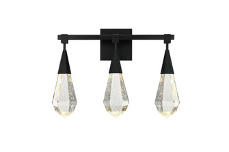 Amora 19.5 inch Crystal Wall Sconce in Black (758|1013W20BK-02CR)