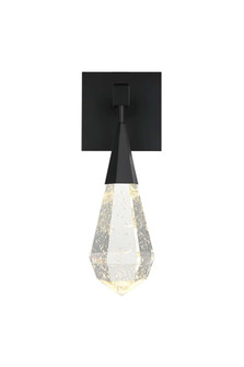 Amora 5 inch Crystal Wall Sconce in Black (758|1013W5BK-02CR)