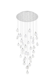 Avery 48 inch Round Crystal Chandelier in Chrome (758|1012G48C-01CR)