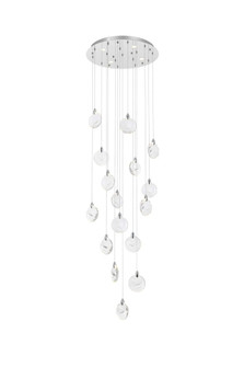 Avery 28 inch Crystal Pendant in Chrome (758|1012D28C-01CR)