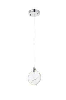 Avery 6 inch Crystal Pendant in Chrome (758|1012D6C-01CR)