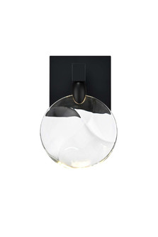 Avery 6 inch Crystal Wall Sconce in Black (758|1012W6BK-01CR)