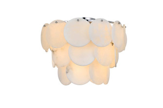 Charlotte 20 inch Alabaster Flush Mount in Chrome (758|1010F20C-11ST)
